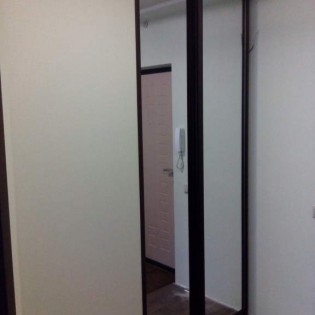 Зеркальные двери-купе в квартире на ул. М. Дудина д.25 корп.1