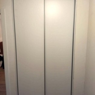 Откатные двери в профиле SLIM для 2-стороннего шкафа