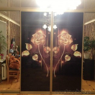 Двери-купе (фотопечать) в квартире на пр. Славы