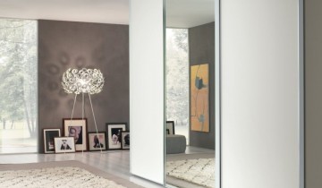 Двери-купе в профиле Slim в готовый корпус шкафа