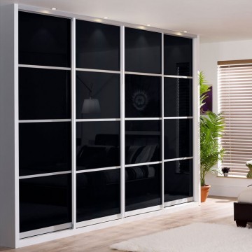 Вставки лакобель Стандарт Чёрный с разделителями