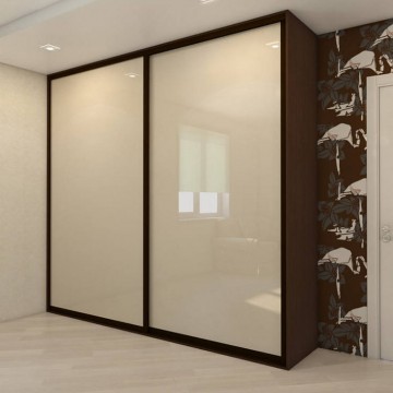 Двери-купе со вставками лакобель в профиле Стандарт