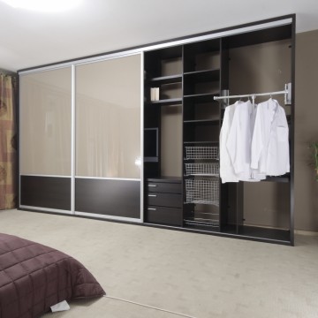 Двери-купе с панелями МДФ глянец и ЛДСП/МДФ Стандарт