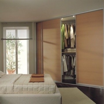 Двери-купе со вставками панелей ЛДСП/МДФ Стандарт