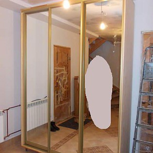 3 зеркальные двери в корпус шкафа в Левашово, Горское шоссе