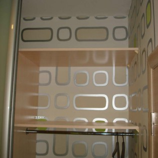 Шкаф-купе с дверями с тонированными стёклами на ул. Ефимова