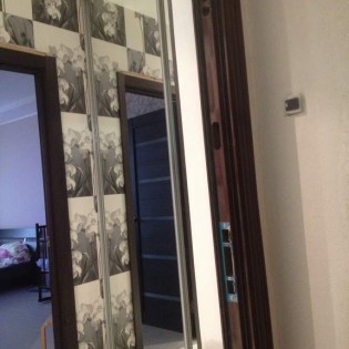 Зеркальные двери-купе в квартире на ул. Королёва д.61