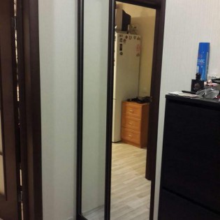 Зеркальные двери-купе в квартире на ул. Маяковского