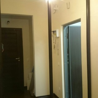 Зеркальные двери-купе в квартире на ул. Академика Павлова