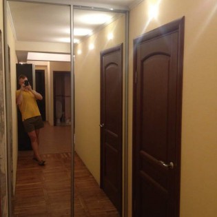 Зеркальные двери-купе на ул. Художников д. 41
