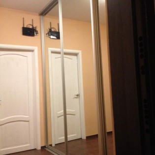 Зеркальные двери-купе в квартире на Хасанской ул. д.10 к.2